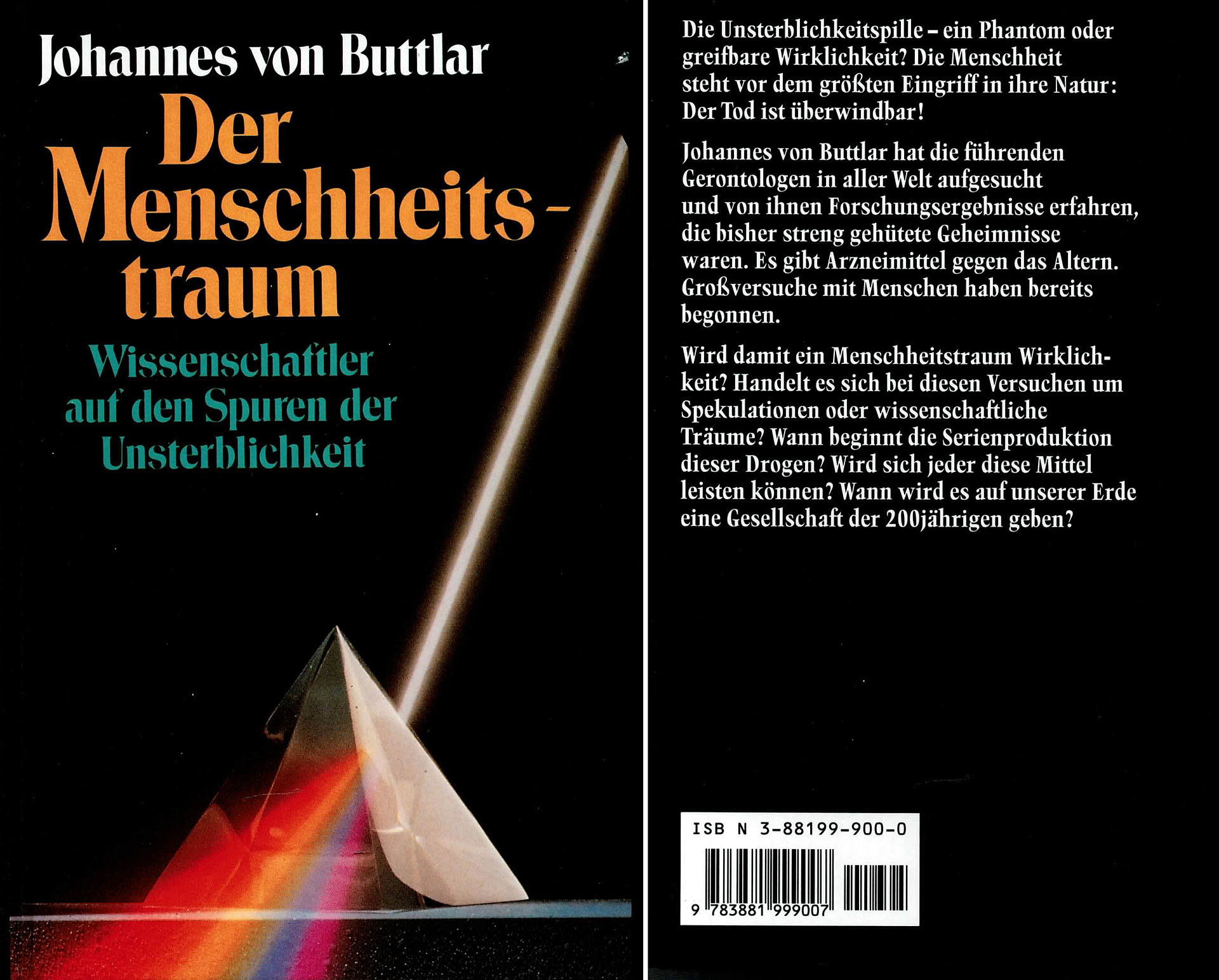 Der Menschheitstraum - Buttlar, Johannes von